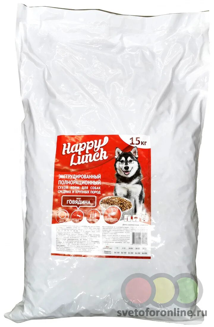 Happy lunch корм для собак. Корм для собак сухой Хэппи ланч со вкусом говядины 15 кг. Happy lunch сухой корм для собак 15 кг. Светофор корм для собак 15 кг. Купить корм акану для собак