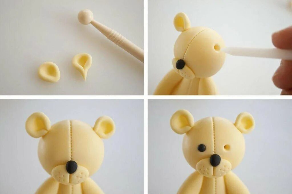 мишка из мастики мастер класс для начинающих. слепить мишку из воздушного пластилина. лепка медвежонок из мастики. слепить мишку из воздушного пластилина. мишка из пластилина.