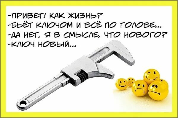 Life is a key. Жизнь бьет ключом. Жизнь бьёт ключом и всё по голове. Бьет ключом по голове. Бить ключом.