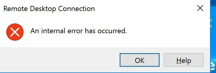 RDP внутренняя ошибка. Ошибка Key. Sorry, an Internal Error occurred.. Ошибка: «load cannot follow more than 20 redirections»..