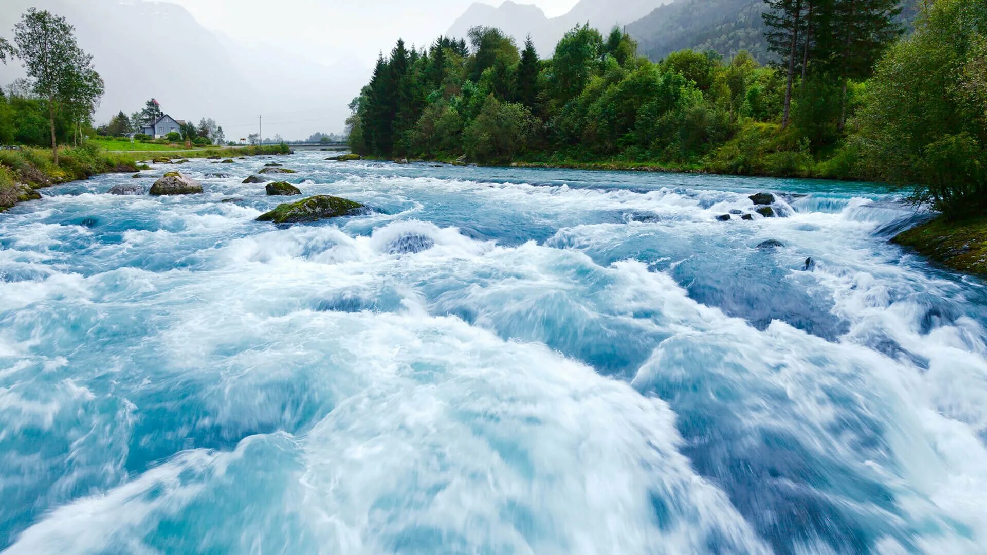 Поток воды. Бурная река. Реки воды живой. В течении реки. Поток горной реки.