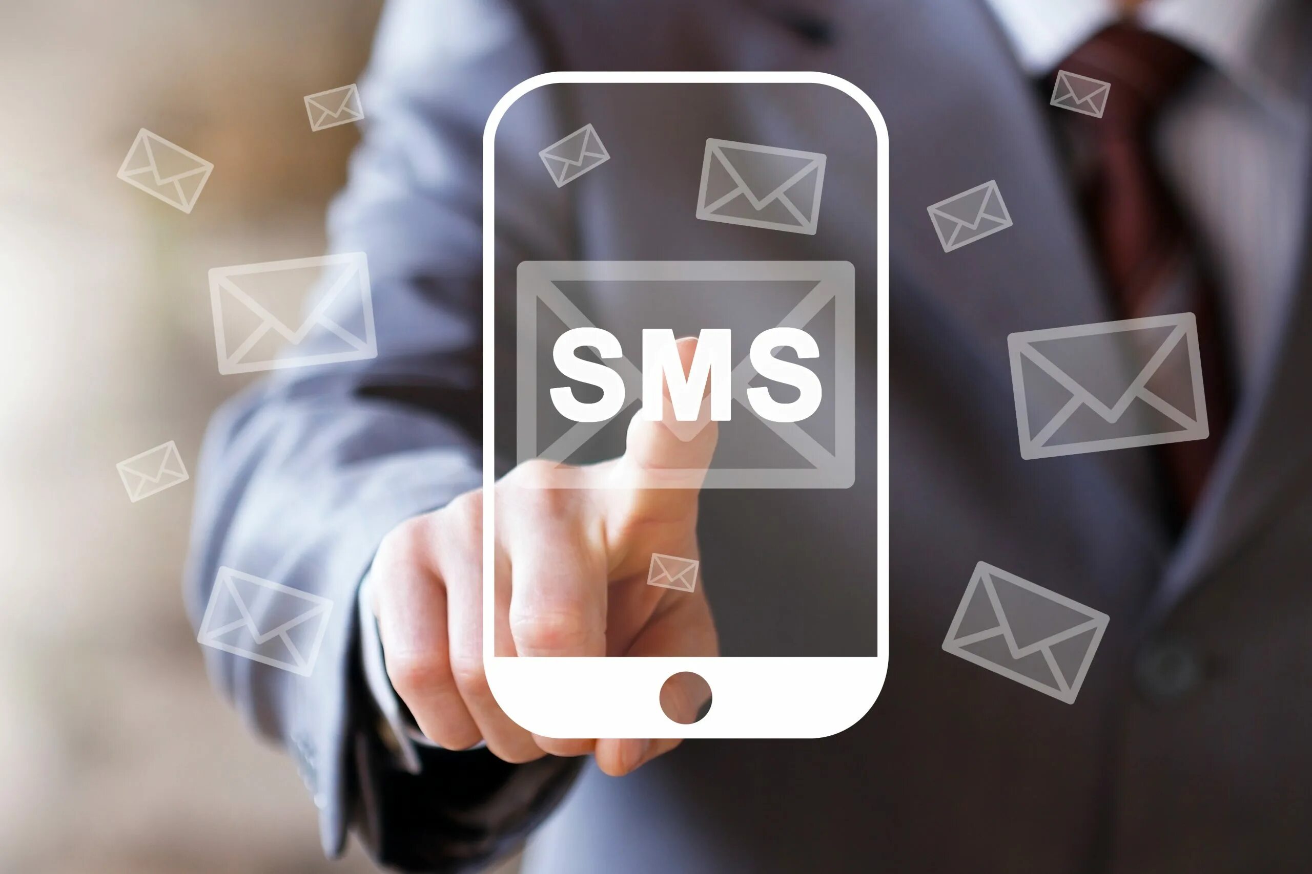 Many sms. Sms panel.