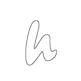 Строчная h