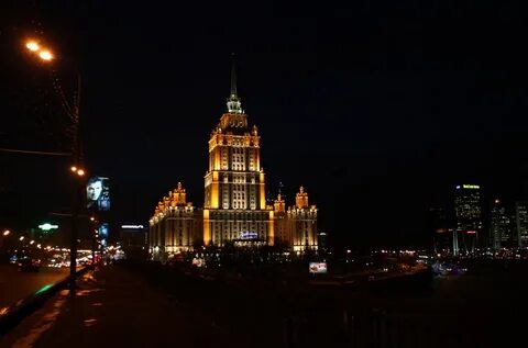 События москвы ночью