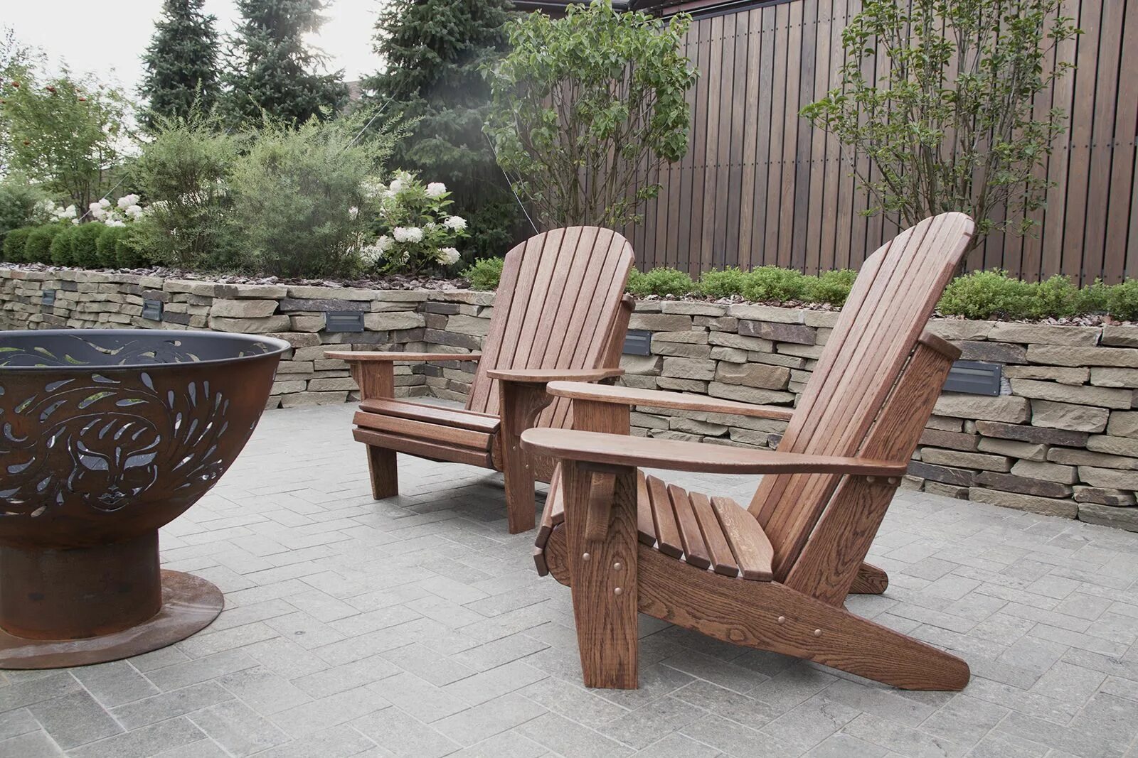 Adirondack Chair classic, мастерская Handcrafted Adirondack Furniture. Материал 