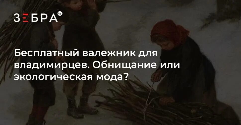 Сбор валежника в 2025