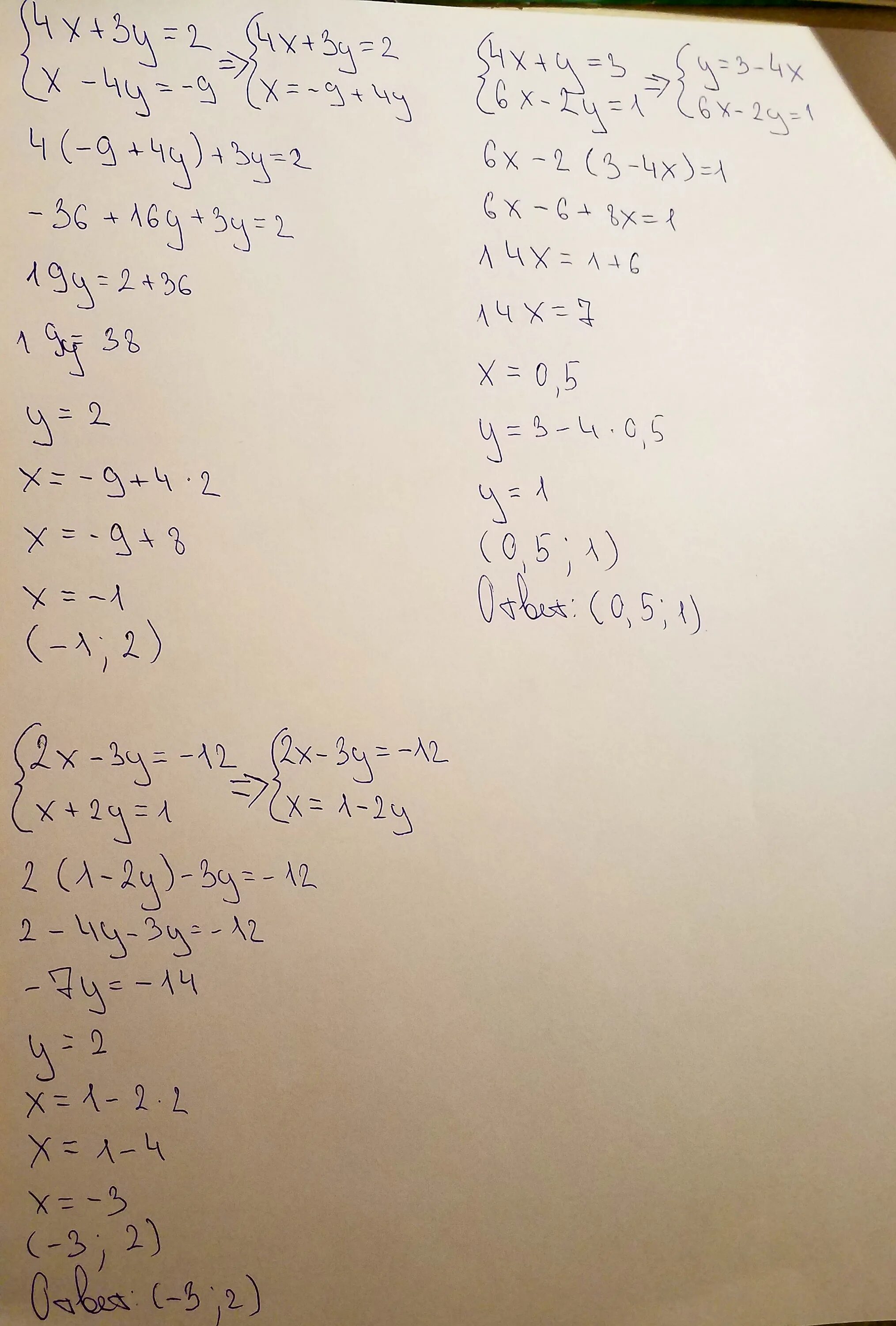 3x 2y 7 x 5y 9. Решите систему уравнений методом подстановки x y -2. Решить систему способом подстановки 3x+y=2. Решите систему методом подстановки x-2y=3. Решите систему способом подстановки 3x+4y=1.