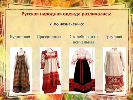 Народный праздничный костюм презентация
