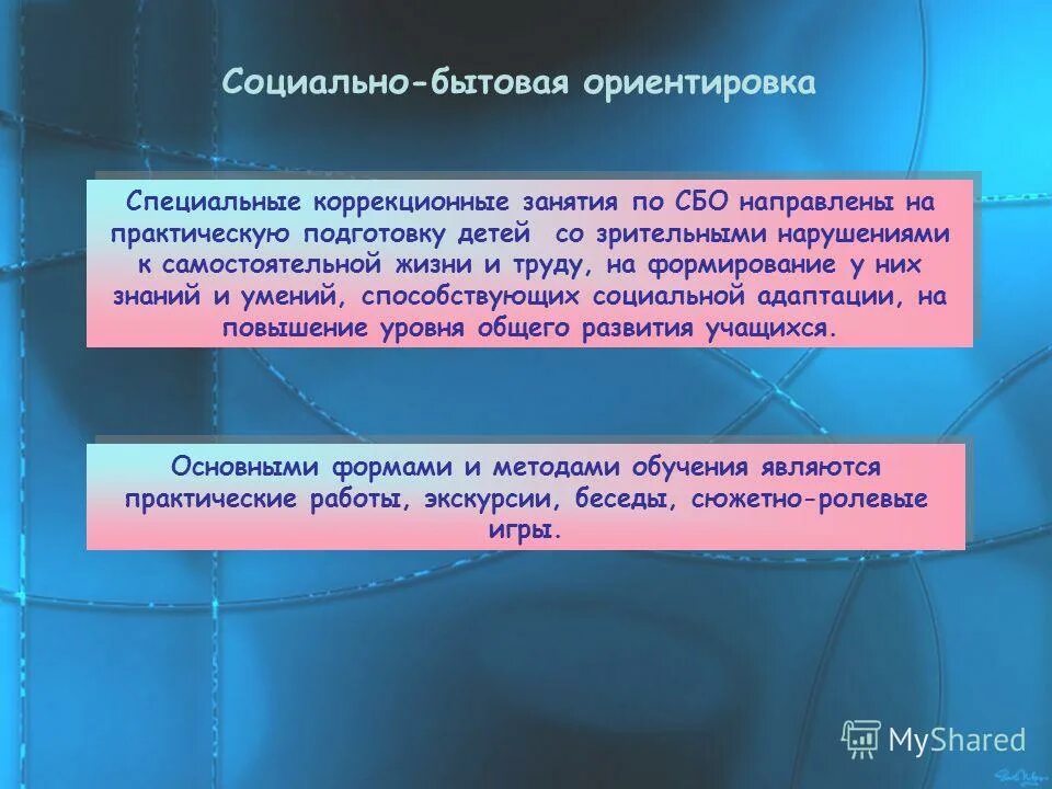 Социально бытовая ориентировка ребенка