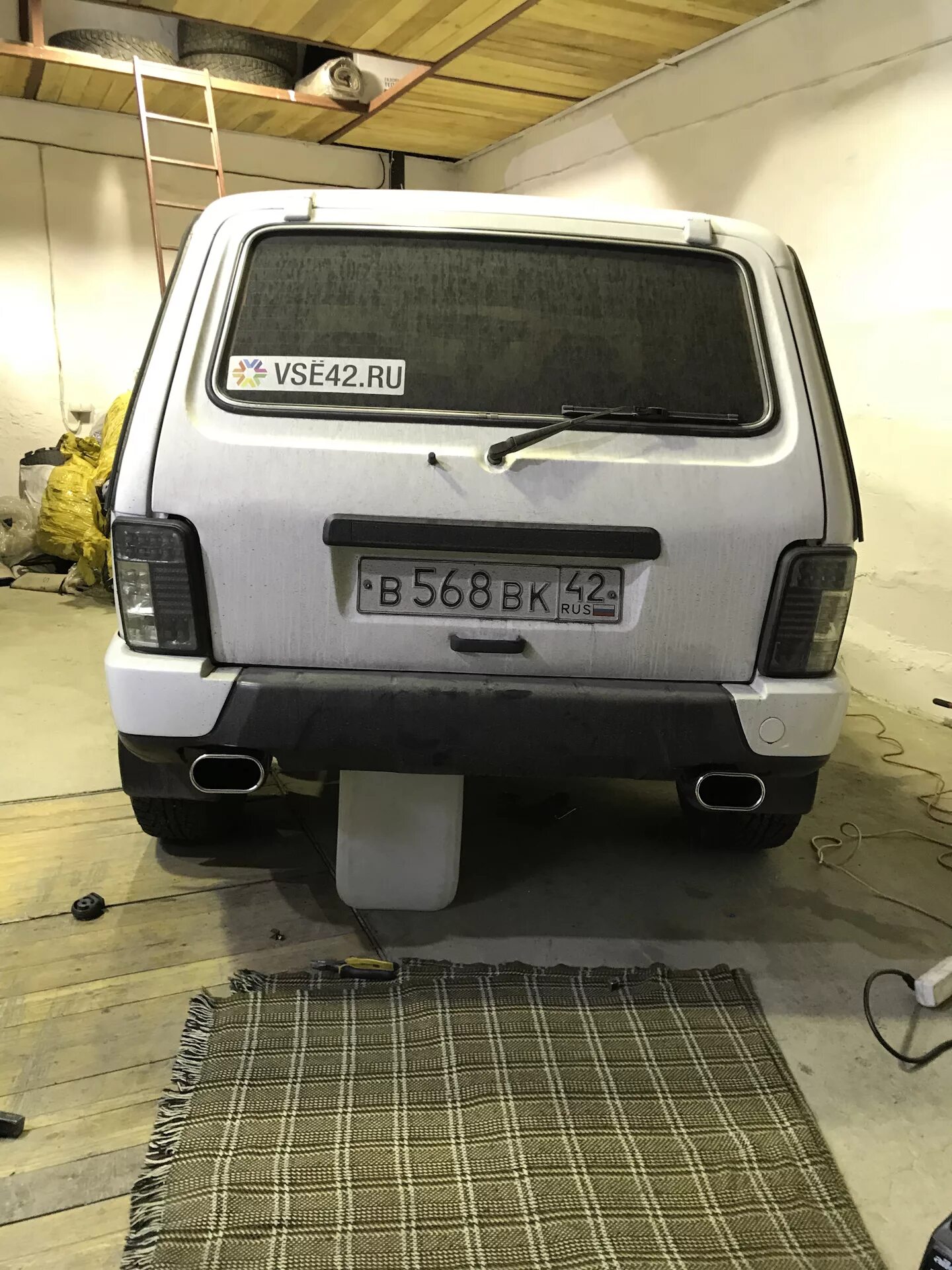 Новый глушитель! - Chevrolet Niva, 1,7 л, 2004 года тюнинг DRIVE2