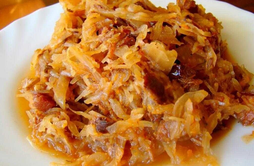 Приготовление свежей капусты с мясом