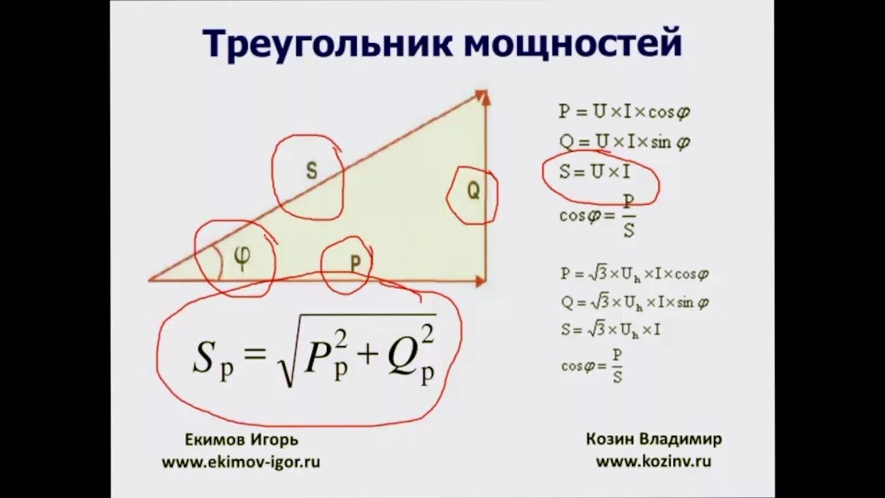 Треугольник активной и реактивной мощности. Реактивная мощность треугольник мощностей. Треугольник мощностей цепи переменного тока. Треугольник мощности в Электротехнике.