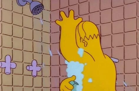 Have a shower in the morning