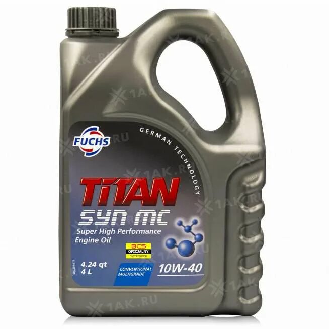 Масло титан 10w 40. Fuchs Titan syn MC 10w-40 (1 л.). Titan syn MC SAE 10w-40. Fuchs Titan MC 10w 40 артикул. Fuchs Titan mc10w 40 1l.