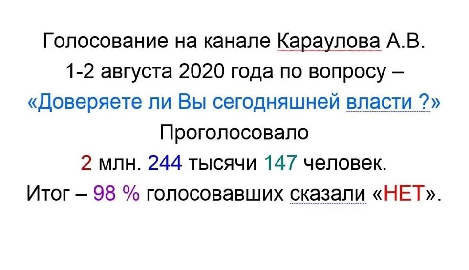 Телеграм канал караулова. Караулов опрос о доверии власти. Канал Андрея Караулова голосование. Голосование на сайте Караулова.