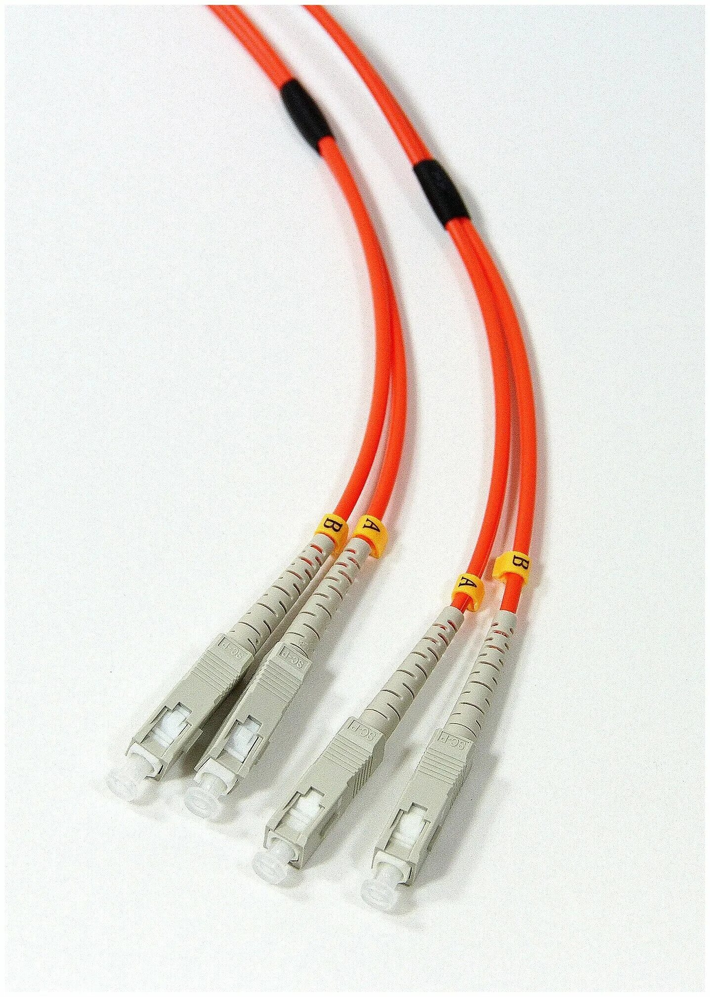 Кабель соединительный переходный дуплексный (lc/fc) фкяи. 0mm. 2st-2st/om4 патч-корд. 5/125 buplex. Sc sc патч корд.