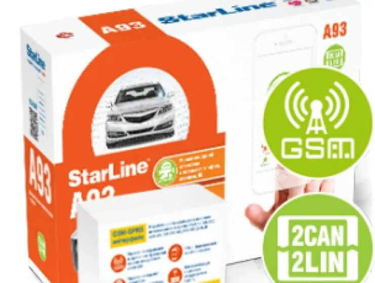 Автосигнализация STARLINE a93 2can+2lin. Автосигнализация STARLINE a93 v2 2can+2lin. STARLINE a93 GSM. Сигнализация с автозапуском STARLINE a93 2can+2lin.