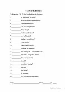 English questions and answers