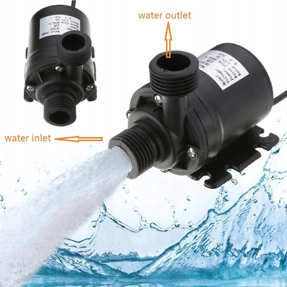 Water Pump dc12v 800l/h. Водяной насос: "RTM-840" Water Pump 1100w Dirty Water "RTR Max Rother". Насос для фонтана Submarine Water Pump 344. Мини электро помпа погружной для воды.