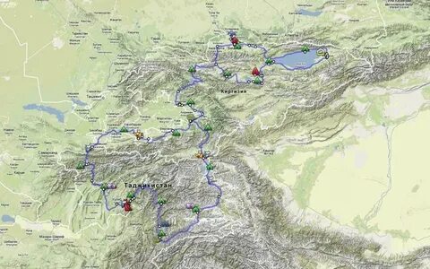 Киргизия открытие карты