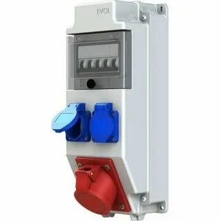 Щит с розетками ip54