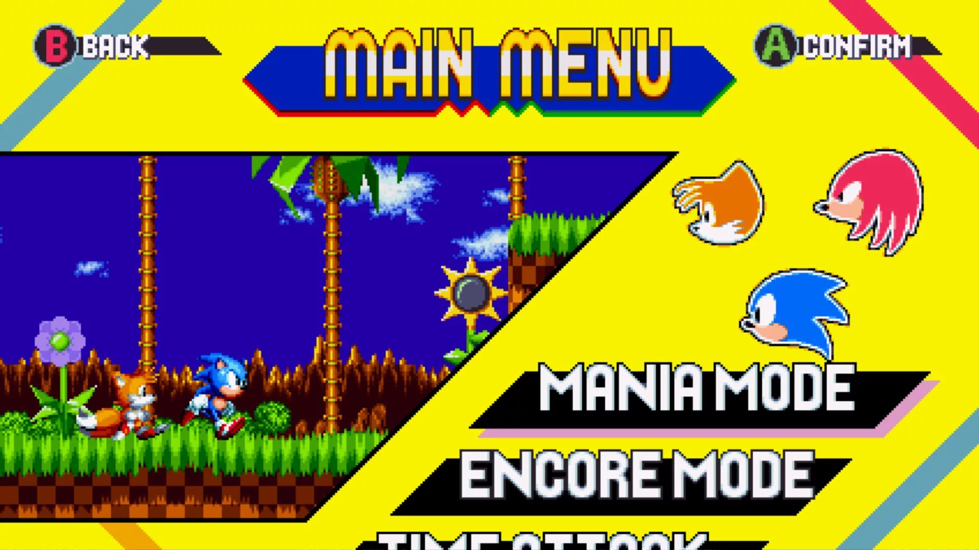 Мания мод на соник манию. Sonic mania menu. соник меню. меню соника. соник 1 меню.