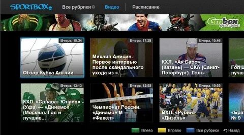 Спортбокс телепрограмма