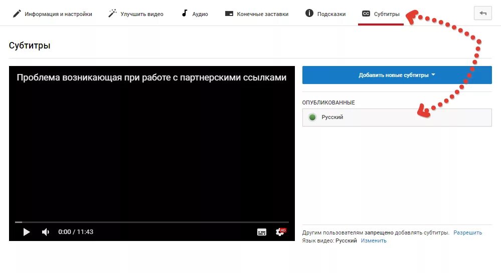 Субтитры можно включить. Как удалить субтитры. Как убрать титры. Убрать субтитры в ютубе. Как настроить субтитры в ютубе на русский.