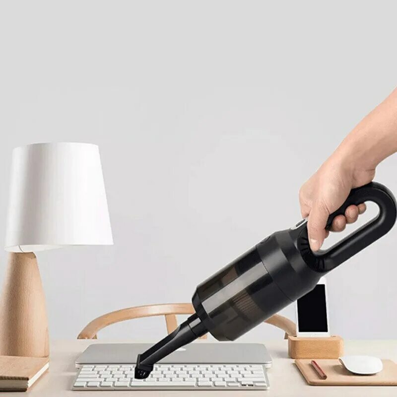 Беспроводной ручной мини пылесос. Mini vacuum cleaner. car vacuum cleaner 2000 mah. портативный мини пылесос. мощный портативный пылесос.