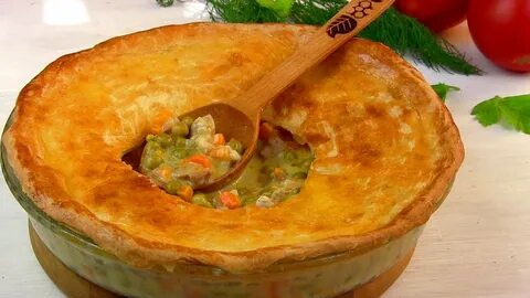 Пирог с мясом и овощами