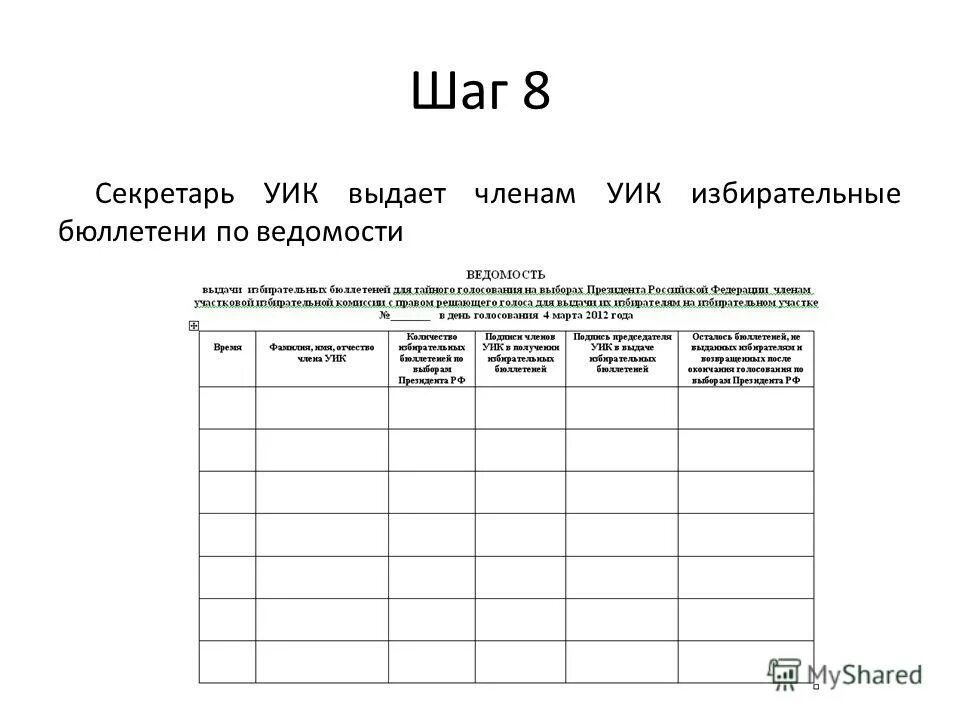 Часы работы участковых избирательных комиссий. График работы членов уик.