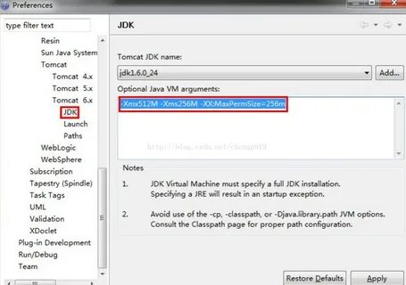 User jvm args txt error