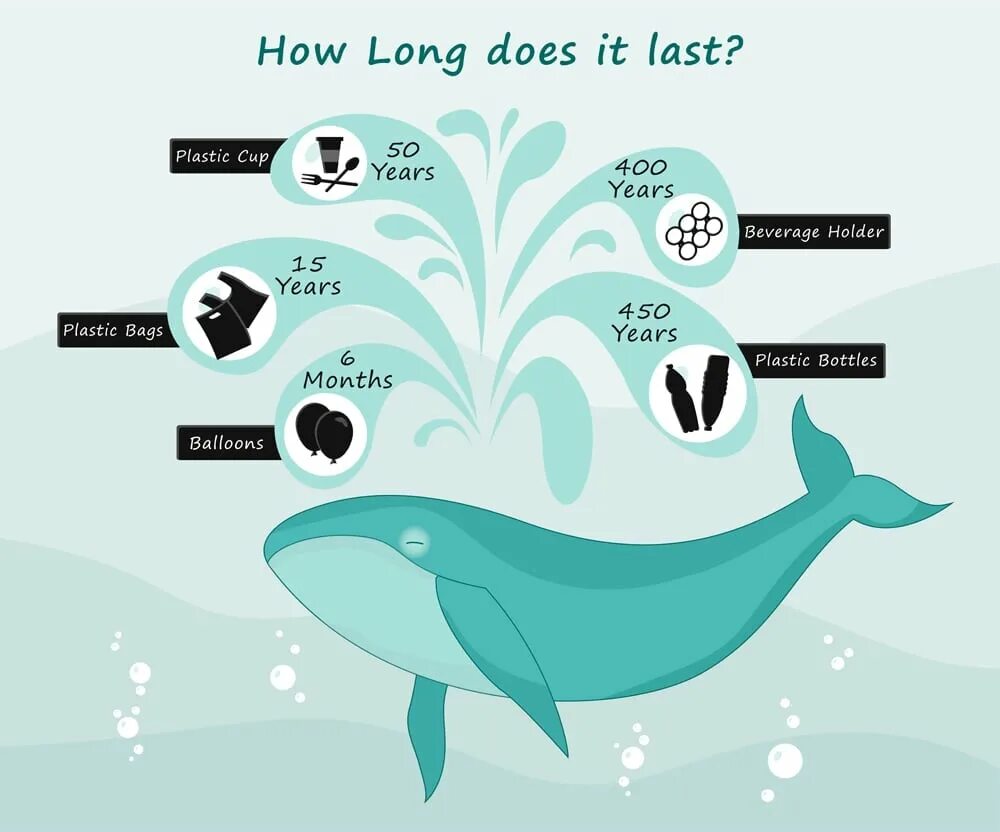 Инфографика защита рыб. Инфографика подводный мир. Plastic decompose. Decomposition of Garbage. How much longer it takes