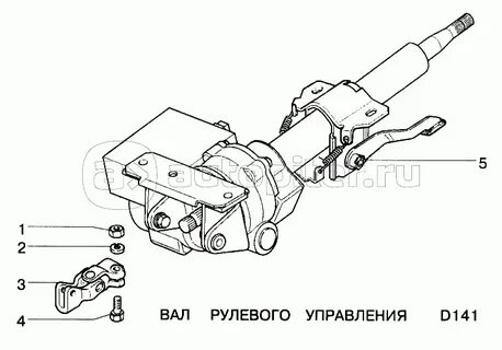 Рулевая нива шевроле схема