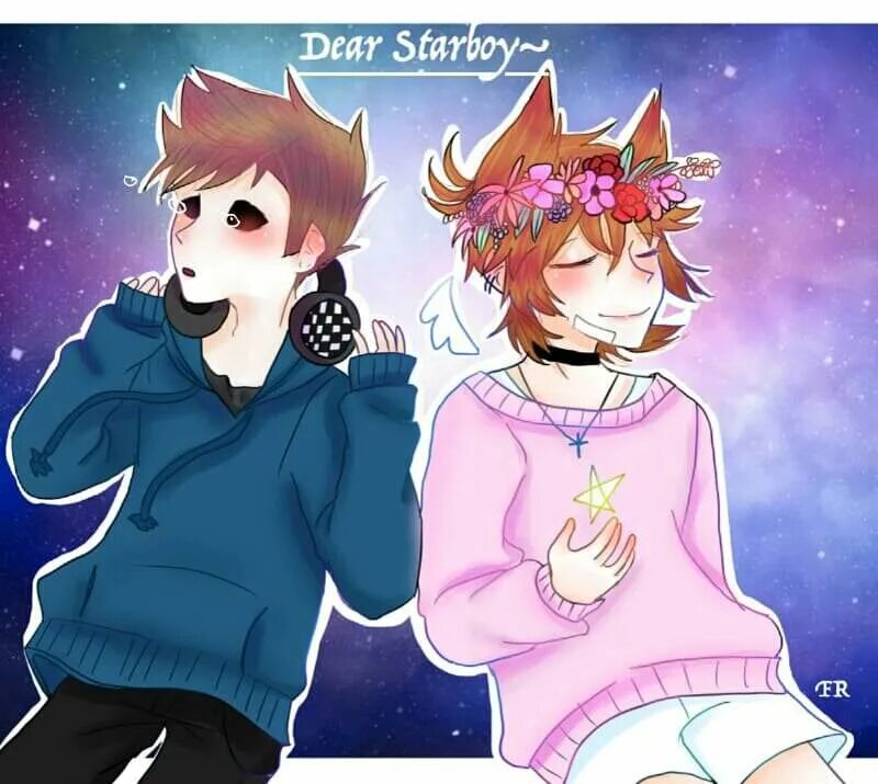 Dear star. Dear Starboy TOMTORD. Dear Starboy Eddsworld. Старбой фанфик эддсворлд. Eddsworld Starboy au.