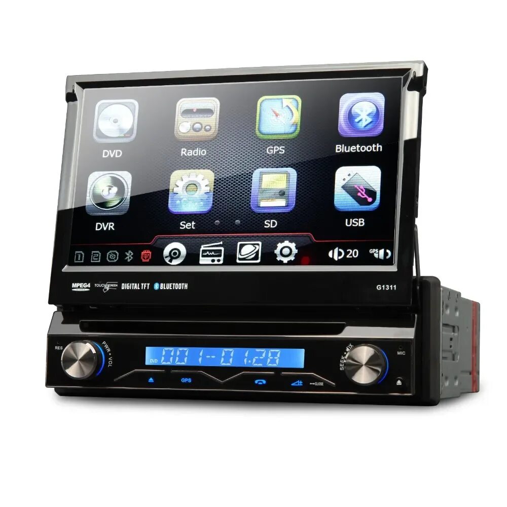 1 din с сенсорным экраном. 1 din pioneer c выдвижным экраном+bt. автомагнитола с двд 1дин p500. alpine с выдвижным экраном 1din. eonon sd 1din.