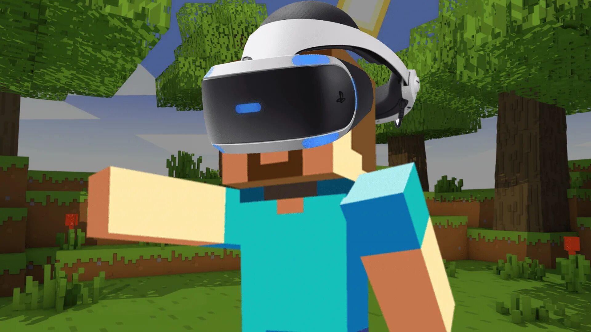 Vive craft. Игры VR ps4 майн. Майнкрафт VR ps4. Minecraft ps4 VR диск. Очки для виртуальной реальности для МАЙНКРАФТА.