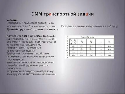 Решение транспортной задачи калькулятор