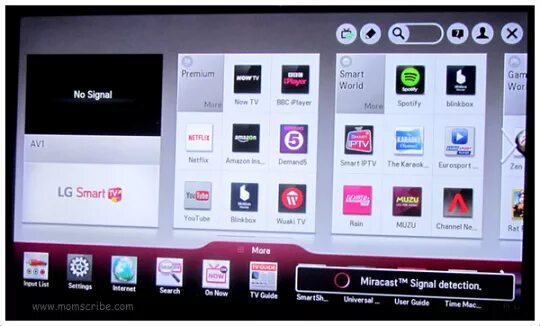 Экран андроид тв на телефоне. Miracast на телевизоре LG. Телевизор LG Smart TV к910. Телевизор Элджи Smart приставка. Screensaver LG Smart TV.