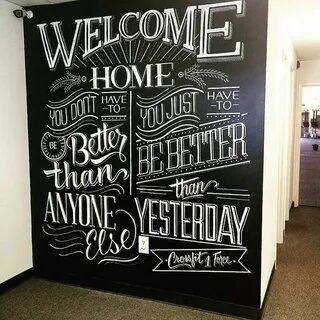 Home lettering