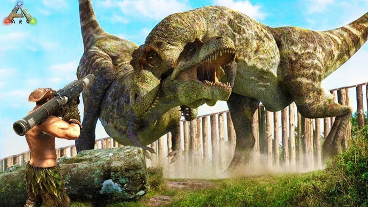 Доисторический парк Тираннозавр. Найджел Марвин доисторический парк. Рекс АРК. Включи битву динозавров