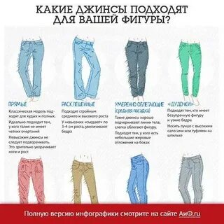 Названия джинс на русском