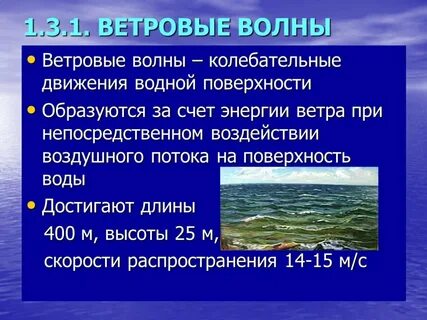 Вопросы волн