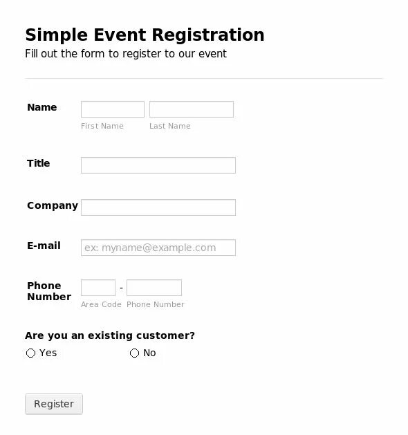 Registration form. Registration form example. Registration form Design. Simple form Registration.