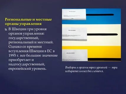 Форма устройства швеции