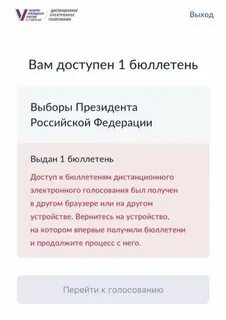 Запись на электронное голосование 2024