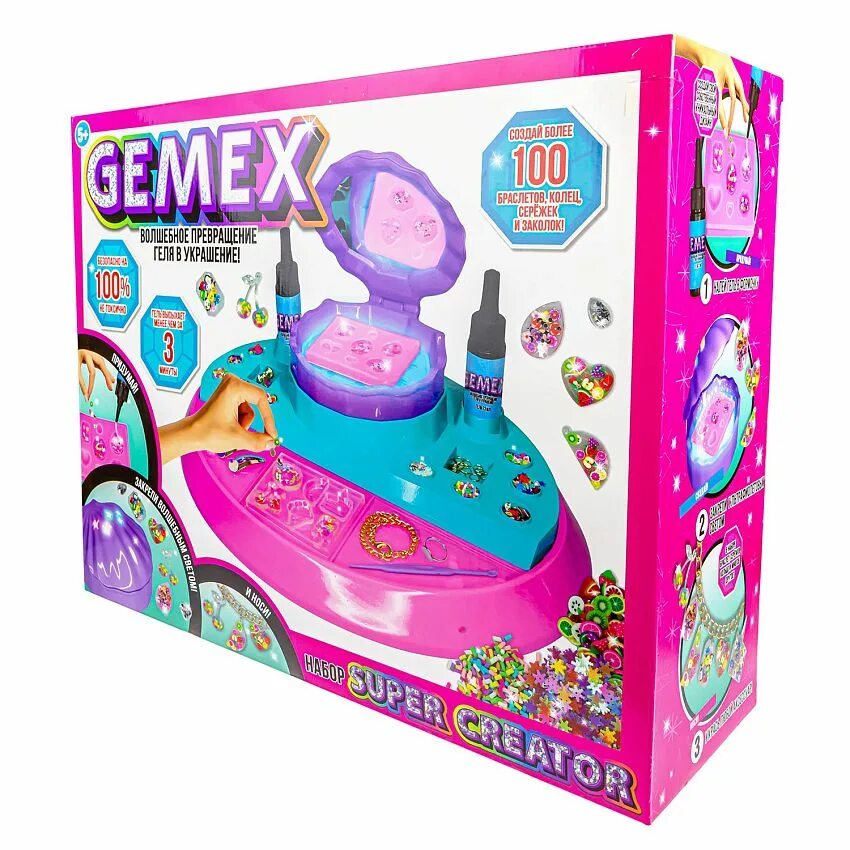Gemex набор для создания украшений. Gemex гель украшения. gemex набор. gemex набор для создания украшений инструкция по применению.