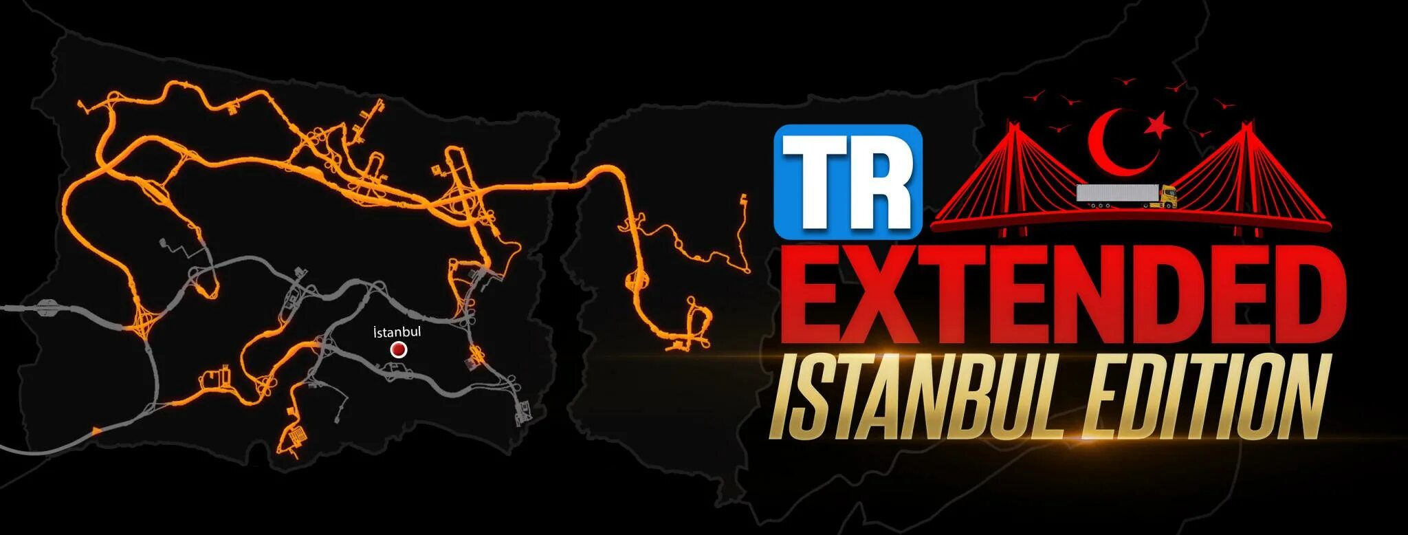 Map extension. Euro truck simulator 2 &quot;карта tr extended. тр мап. roextended map. kahana tr v2.