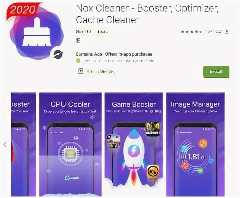 Nox clean. Nox Cleaner. Memory Cleaner Ram Android.