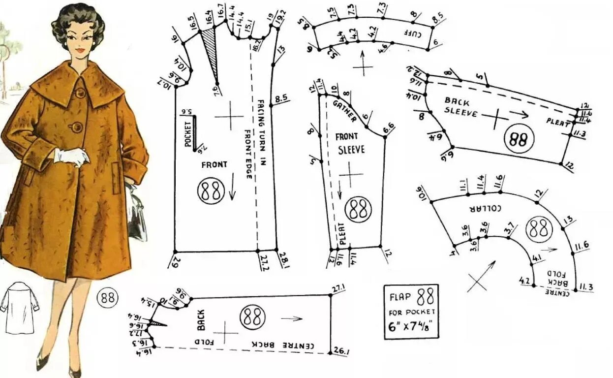 Выкройка расклешенного пальто. Выкройка пальто женского. Лекало пальто женского. Ретро выкройки пальто.